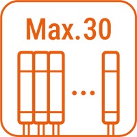 安裝高達30個單元