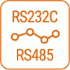 支援RS232C,RS485通信