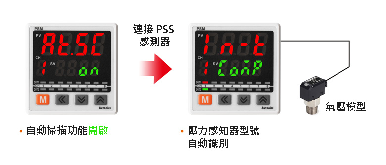 壓力感知器型號自動識別