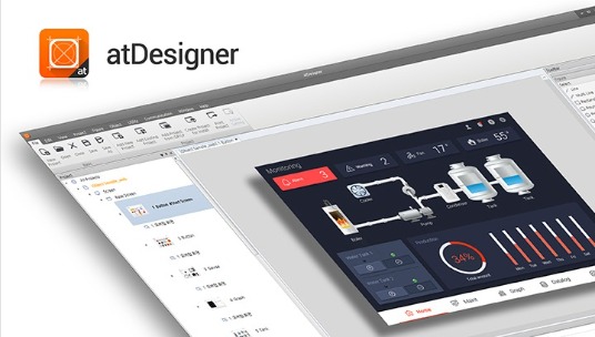 使用者UI/UX設計的atDesigner螢幕編輯軟體