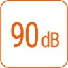 高達90 dB